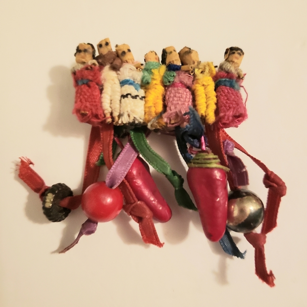 Vintage Trouble Worry Doll from Nigeria. Dream Catcher.